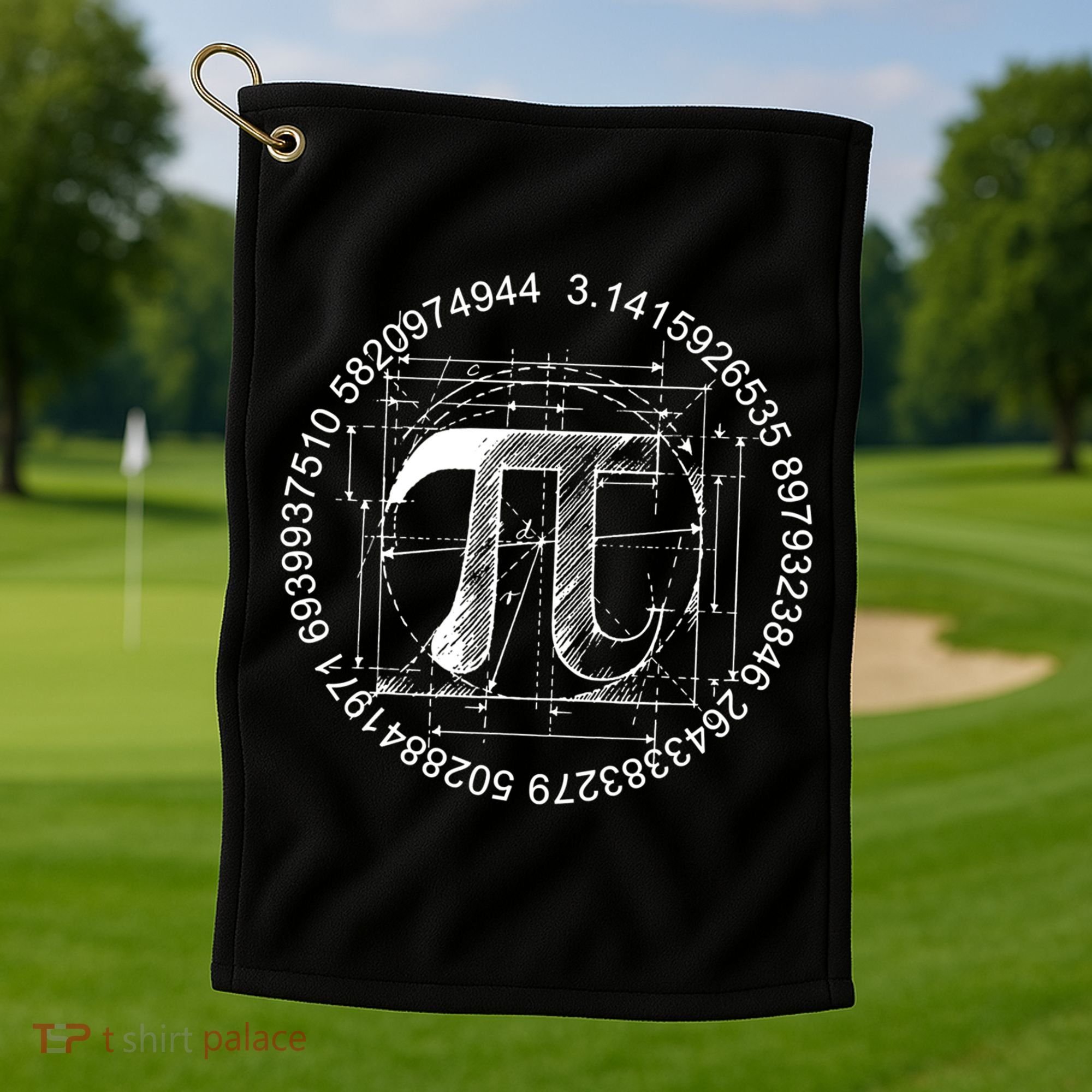 3 14 Pi Math Teacher Happy Pi Day Meaningful Gift Golf Towel