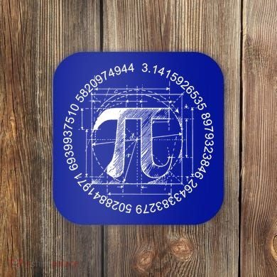 3 14 Pi Math Teacher Happy Pi Day Meaningful Gift Coaster