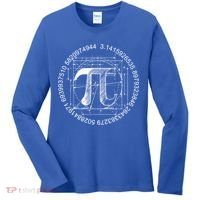 3 14 Pi Math Teacher Happy Pi Day Meaningful Gift Women's Long Sleeve Shirt thumb 0