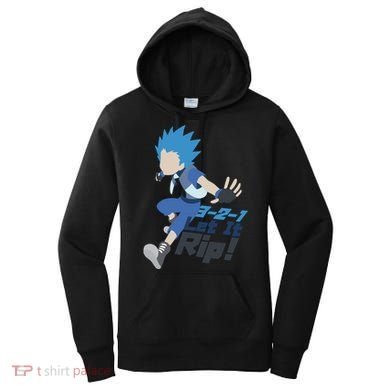 321 Let It Rip Anime Women's Hoodie