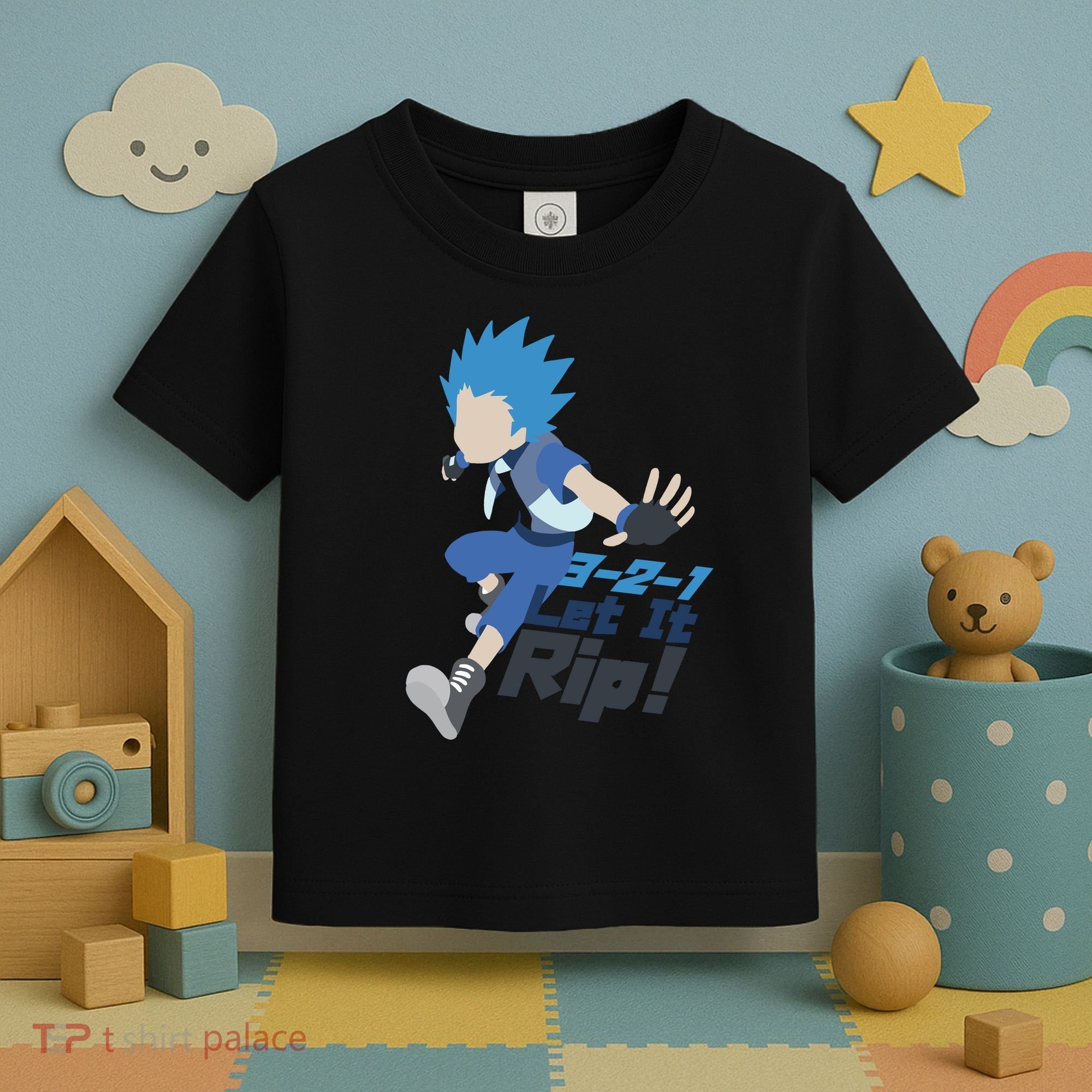 321 Let It Rip Anime Toddler T-Shirt