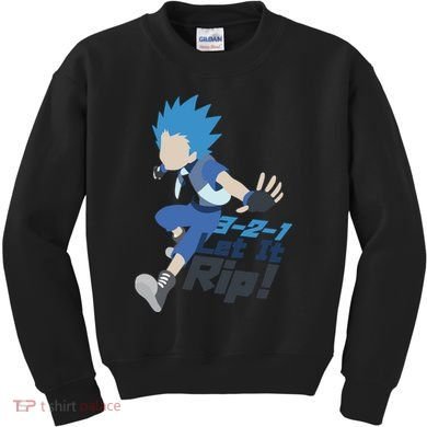 321 Let It Rip Anime Kids Sweatshirt