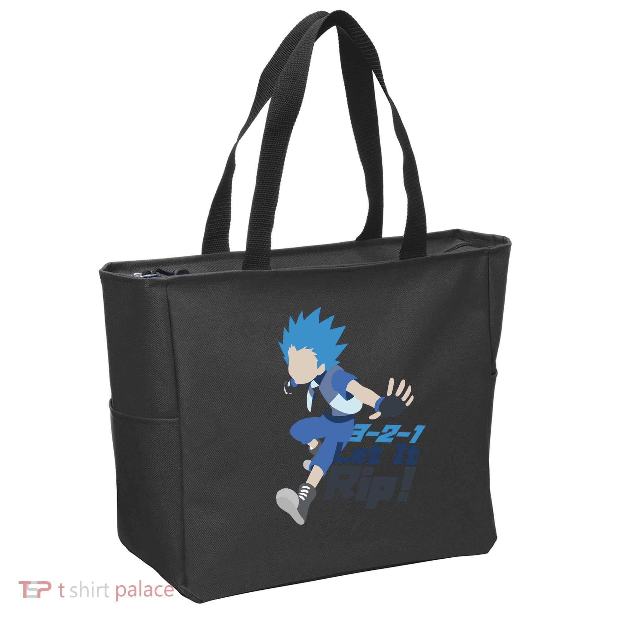 321 Let It Rip Anime Tote Bag