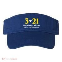 3 21 Life Is Better With An Extra Chromosome Down Syndrome Visor thumb 0