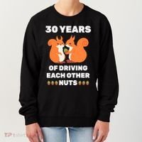 30th 30-Year Pearl Wedding Anniversary Funny Couple Him Her Women's Sweatshirt thumb 0