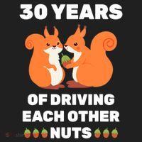 30th 30-Year Pearl Wedding Anniversary Funny Couple Him Her Women's Sweatshirt thumb 2