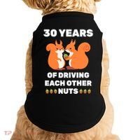 30th 30-Year Pearl Wedding Anniversary Funny Couple Him Her Doggie Tank thumb 0