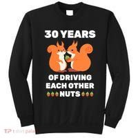 30th 30-Year Pearl Wedding Anniversary Funny Couple Him Her Sweatshirt thumb 0