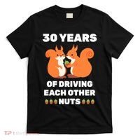 30th 30-Year Pearl Wedding Anniversary Funny Couple Him Her T-Shirt thumb 0