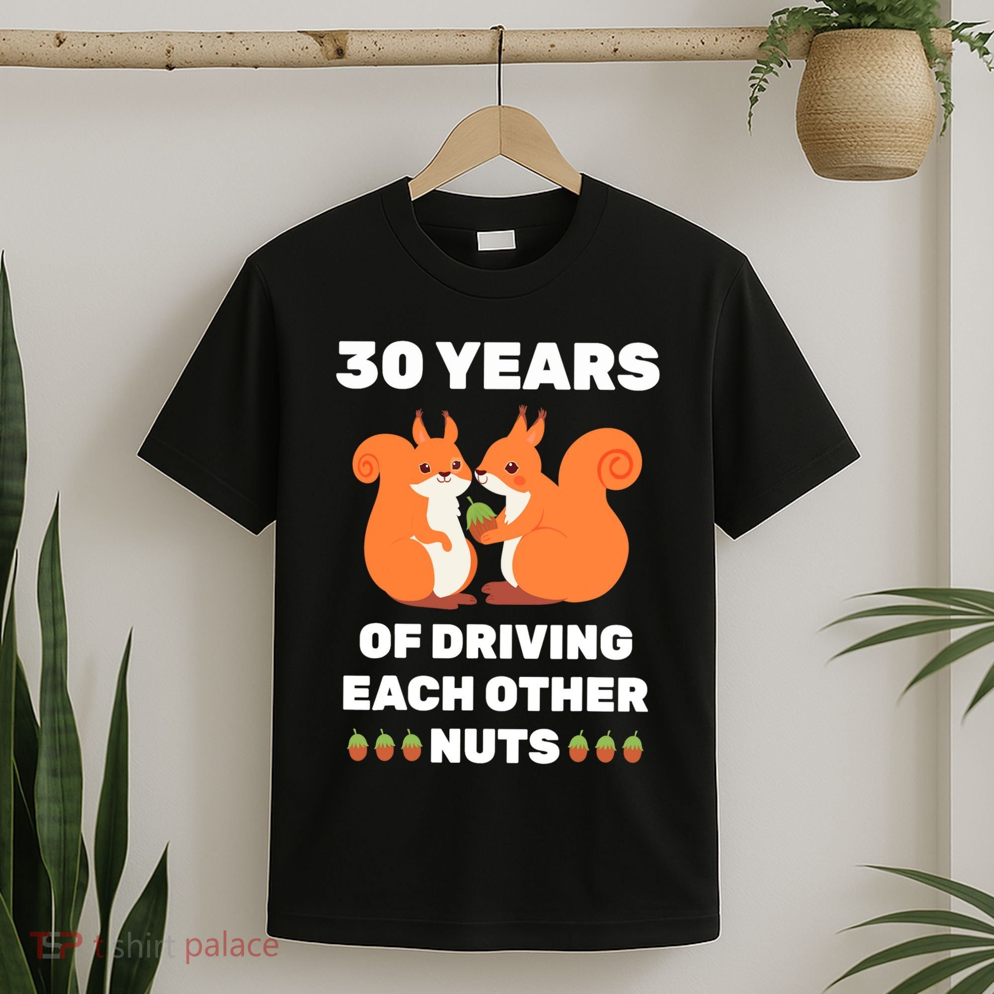 30th 30-Year Pearl Wedding Anniversary Funny Couple Him Her T-Shirt