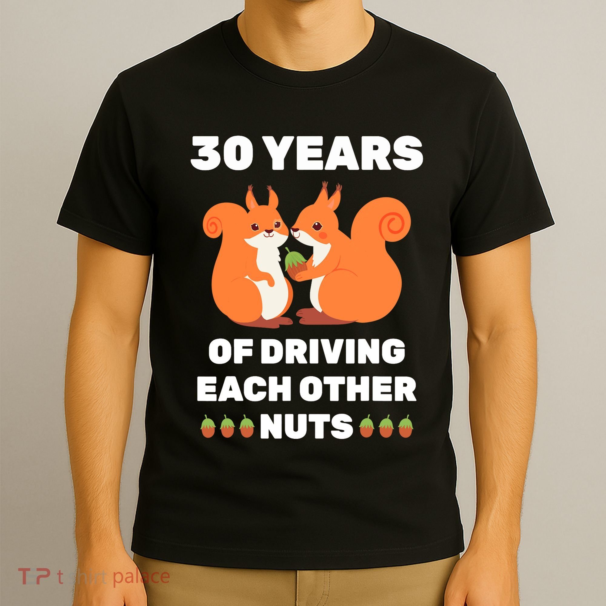 30th 30-Year Pearl Wedding Anniversary Funny Couple Him Her T-Shirt
