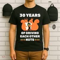 30th 30-Year Pearl Wedding Anniversary Funny Couple Him Her T-Shirt thumb 6