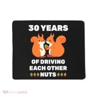 30th 30-Year Pearl Wedding Anniversary Funny Couple Him Her Mousepad thumb 0