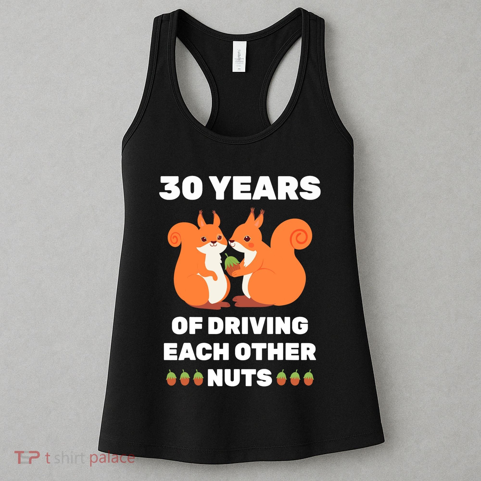 30th 30-Year Pearl Wedding Anniversary Funny Couple Him Her Women's Tank Top