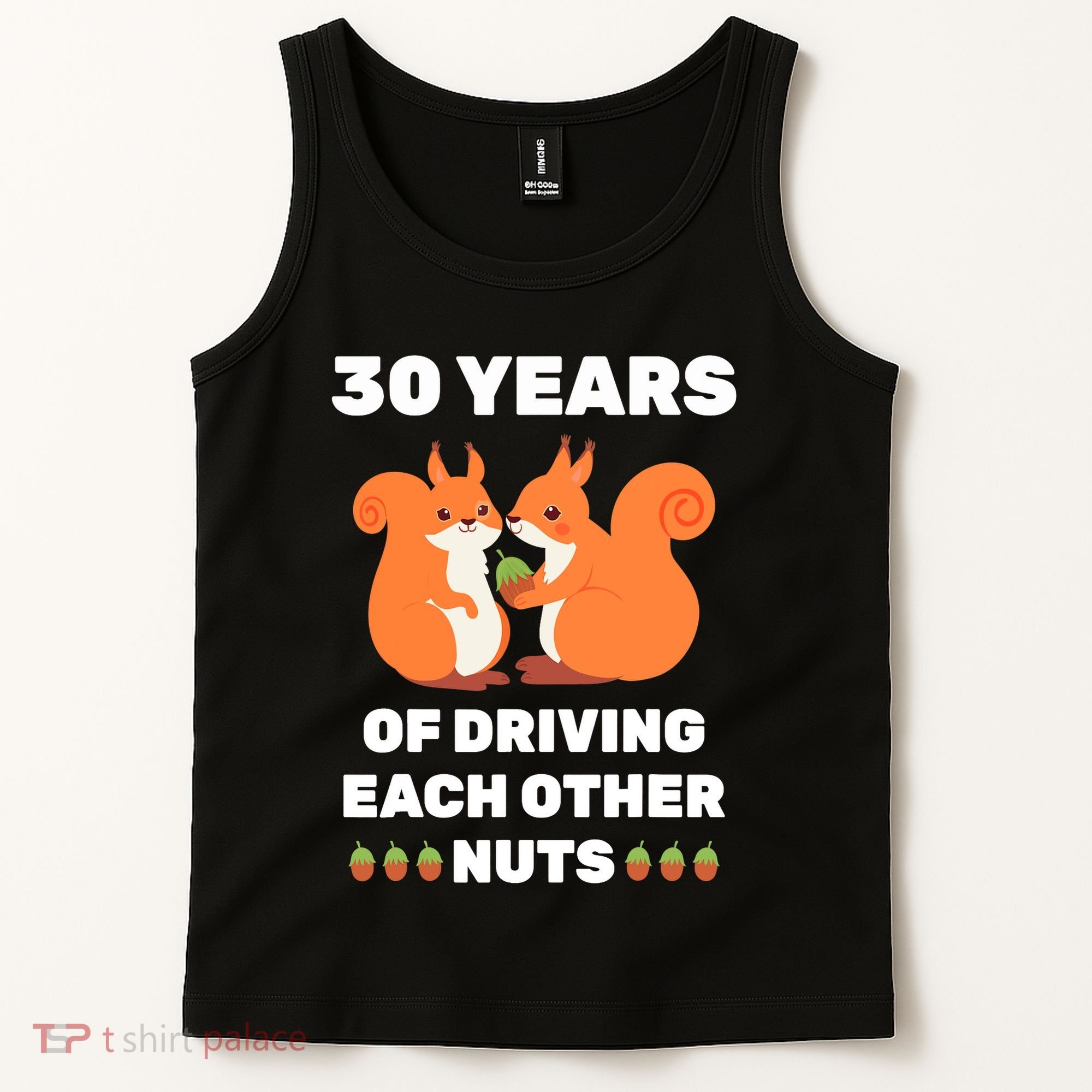 30th 30-Year Pearl Wedding Anniversary Funny Couple Him Her Tank Top