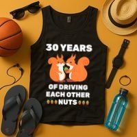 30th 30-Year Pearl Wedding Anniversary Funny Couple Him Her Tank Top thumb 4