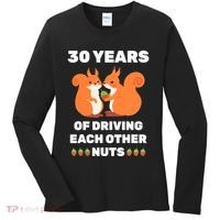 30th 30-Year Pearl Wedding Anniversary Funny Couple Him Her Women's Long Sleeve Shirt thumb 0