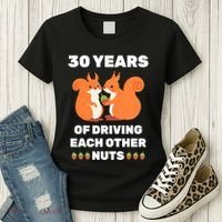 30th 30-Year Pearl Wedding Anniversary Funny Couple Him Her Women's T-Shirt thumb 3