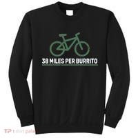 38 Miles Per Burrito Bike Ride Sweatshirt thumb 0