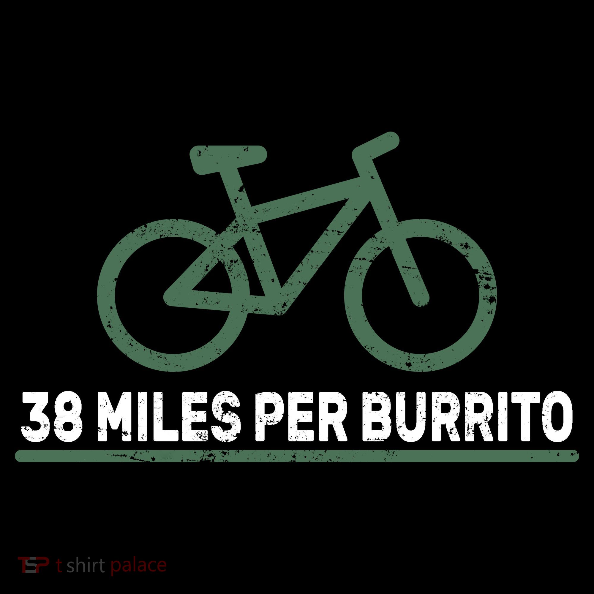 38 Miles Per Burrito Bike Ride Sweatshirt