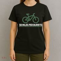 38 Miles Per Burrito Bike Ride T-Shirt thumb 4