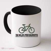 38 Miles Per Burrito Bike Ride Coffee Mug thumb 0
