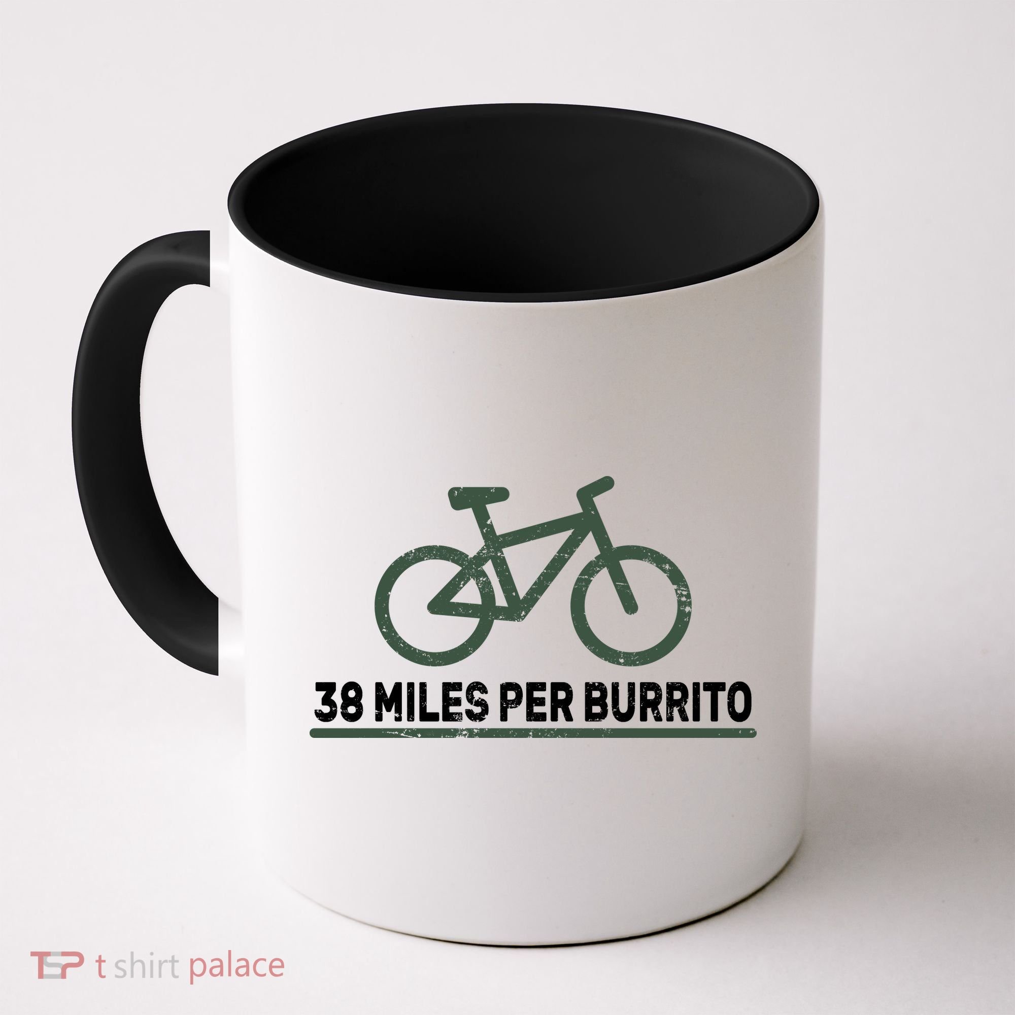 38 Miles Per Burrito Bike Ride Coffee Mug