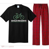 38 Miles Per Burrito Bike Ride Pajama Set thumb 0