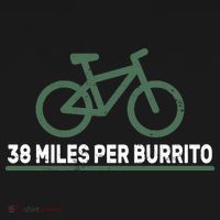 38 Miles Per Burrito Bike Ride Polo thumb 3