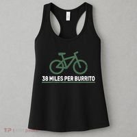 38 Miles Per Burrito Bike Ride Women's Tank Top thumb 3