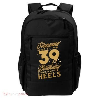 39th Birthday High Heels Backpack