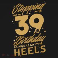 39th Birthday High Heels Backpack thumb 2