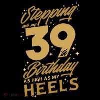 39th Birthday High Heels Bucket Hat thumb 4