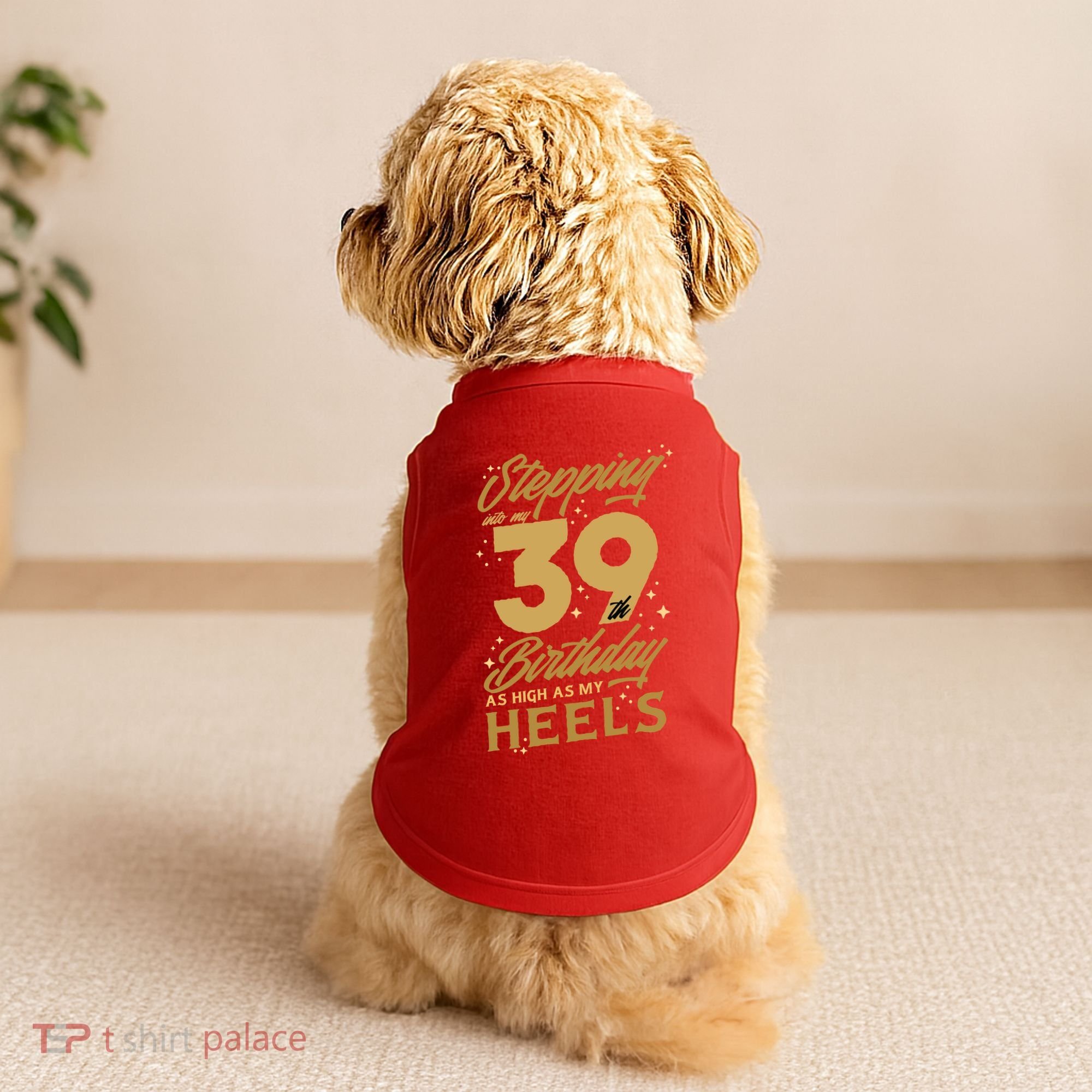 39th Birthday High Heels Doggie Tank