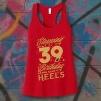 39th Birthday High Heels Women's Tank Top thumb 3