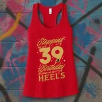 39th Birthday High Heels Women's Tank Top thumb 3