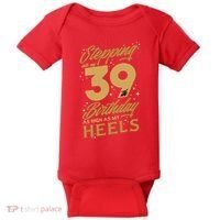 39th Birthday High Heels Baby Bodysuit thumb 0