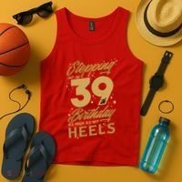 39th Birthday High Heels Tank Top thumb 4