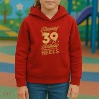 39th Birthday High Heels Kids Hoodie thumb 3
