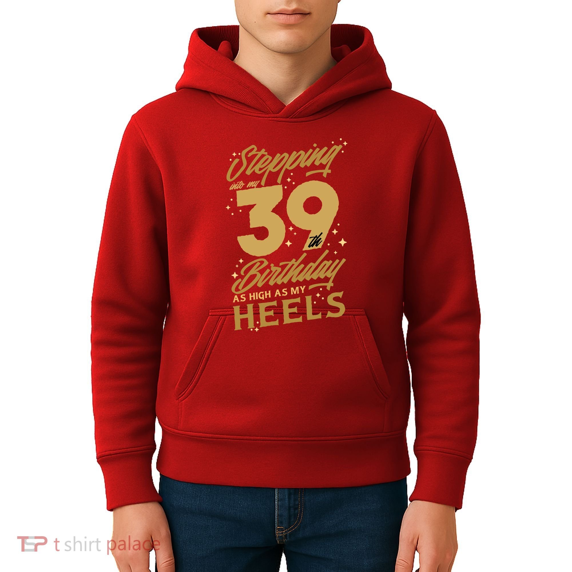39th Birthday High Heels Kids Hoodie