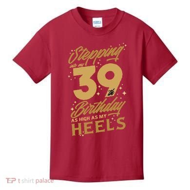 39th Birthday High Heels Kids T-Shirt