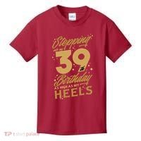39th Birthday High Heels Kids T-Shirt thumb 0