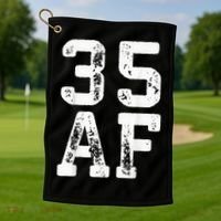 35 AF 35th Birthday Shirt shirt Golf Towel thumb 1