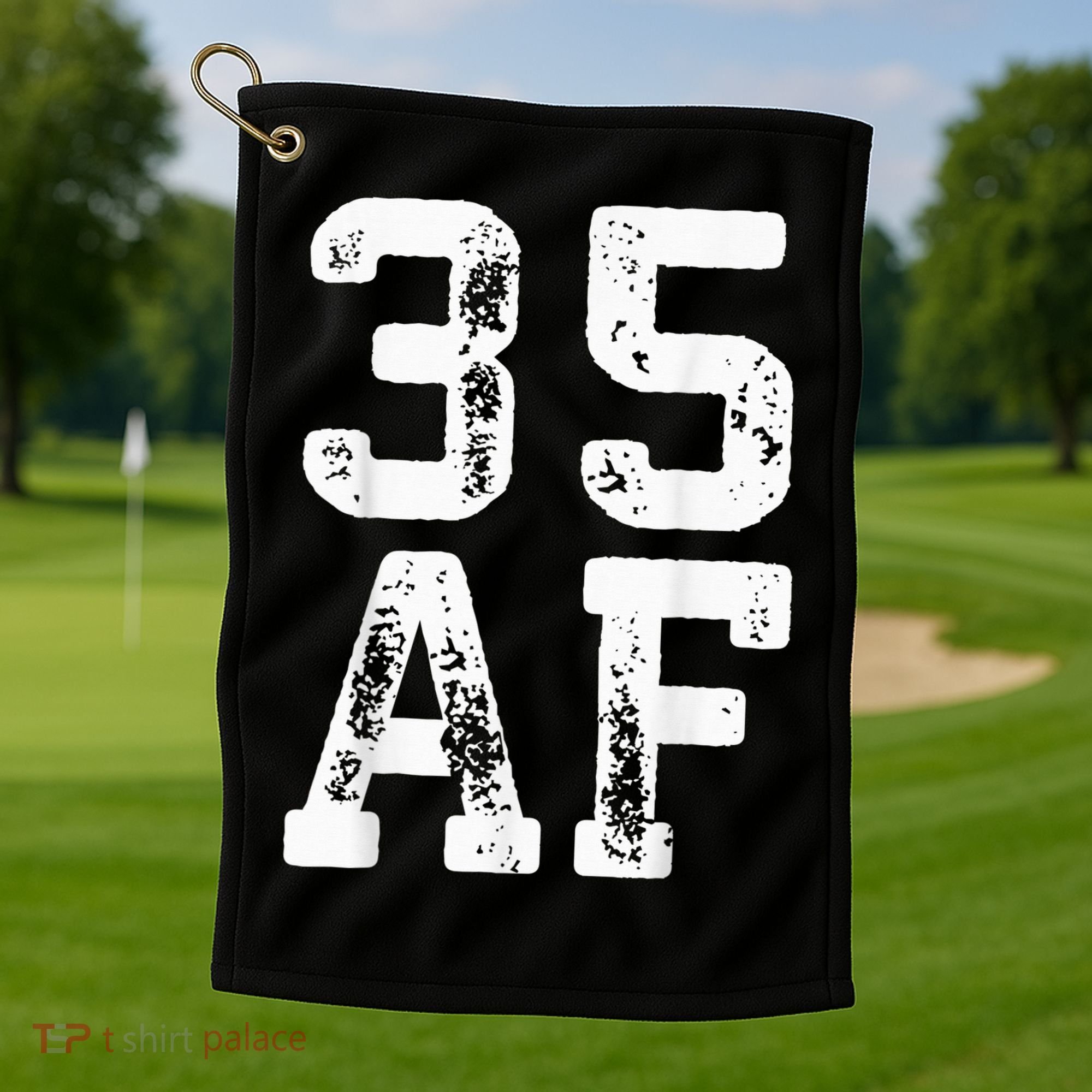 35 AF 35th Birthday Shirt shirt Golf Towel