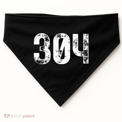 304 Area Code West Virginia Mobile Telephone Area Code 304 USA-Made Doggie Bandana