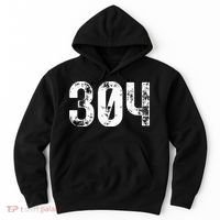 304 Area Code West Virginia Mobile Telephone Area Code 304 Hoodie thumb 0