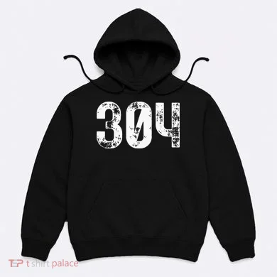 304 Area Code West Virginia Mobile Telephone Area Code 304 Hoodie
