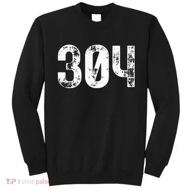 304 Area Code West Virginia Mobile Telephone Area Code 304 Sweatshirt