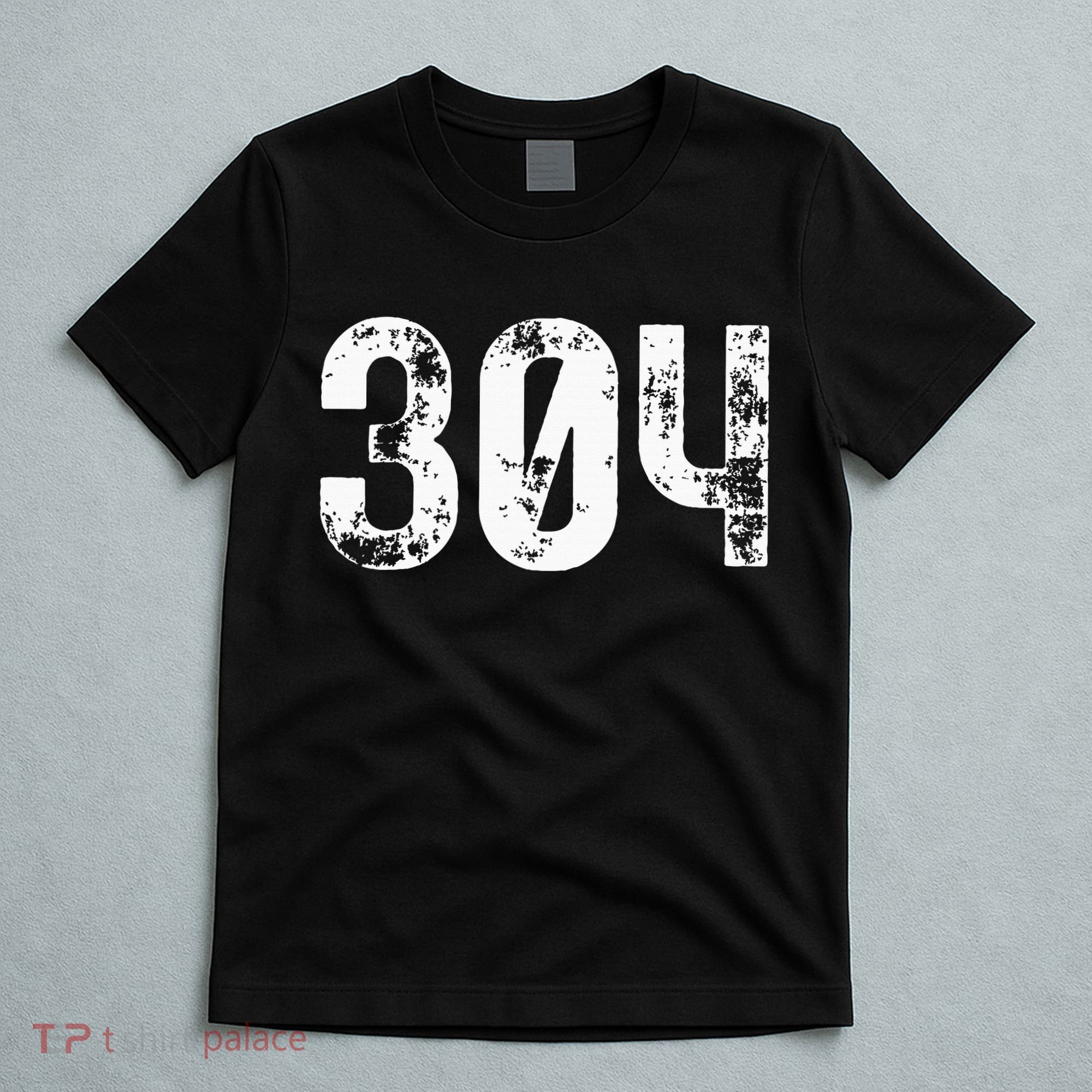 304 Area Code West Virginia Mobile Telephone Area Code 304 T-Shirt
