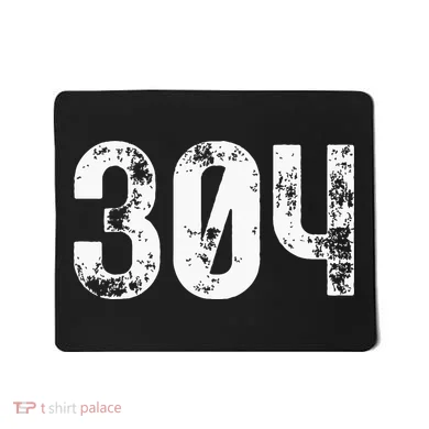 304 Area Code West Virginia Mobile Telephone Area Code 304 Mousepad